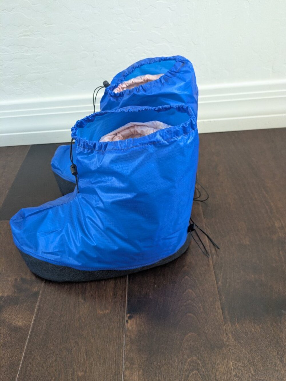 GooseFeet Gear Waterproof Over-Booties Blue Size M Ultralight Camp Booties Like - Picture 8 of 10